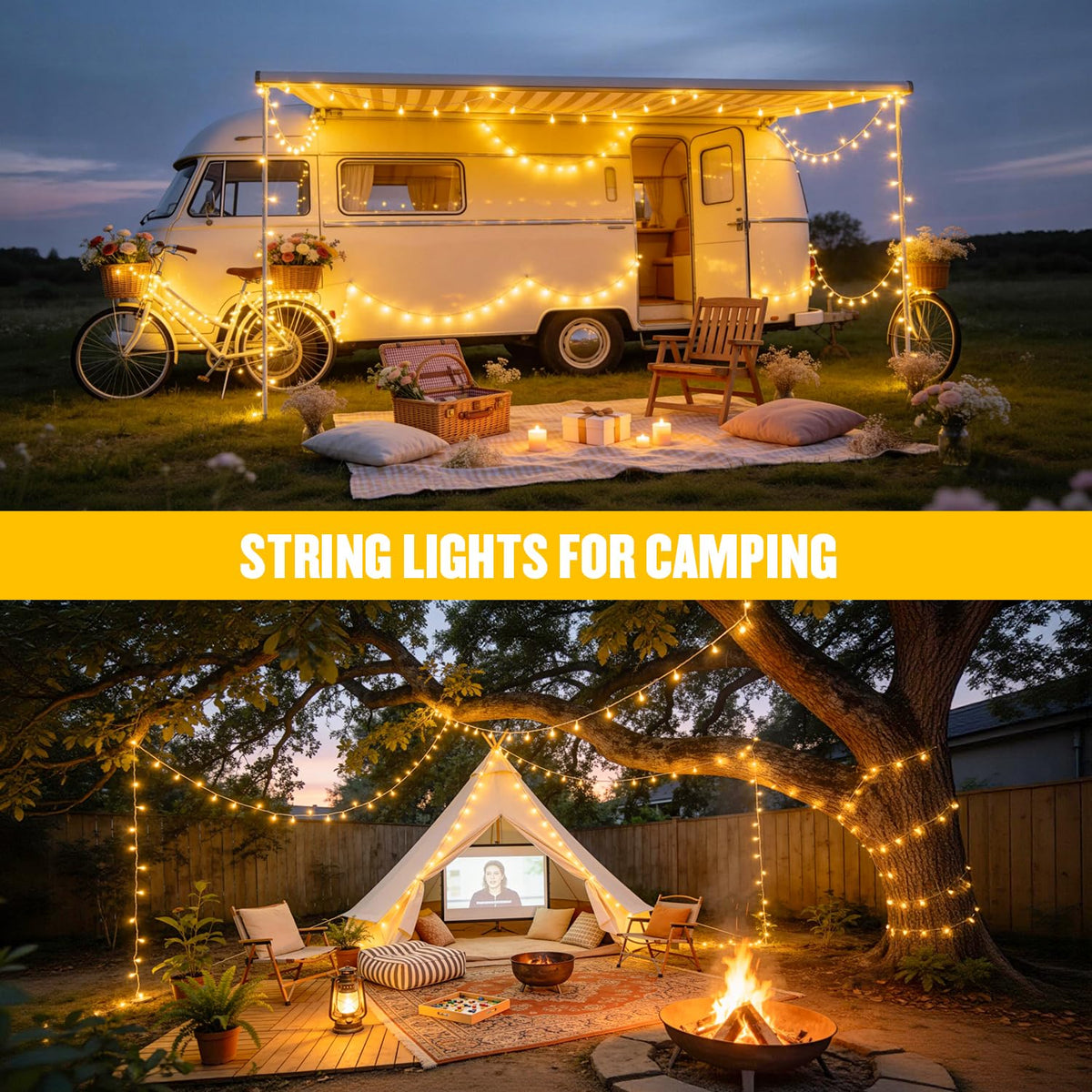 JMEXSUSS uses three AA batteries for portable decoration setups.