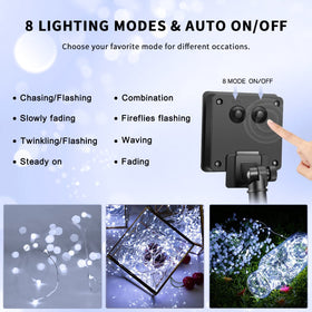 JMEXSUSS energy-efficient solar panel charges quickly for long illumination.