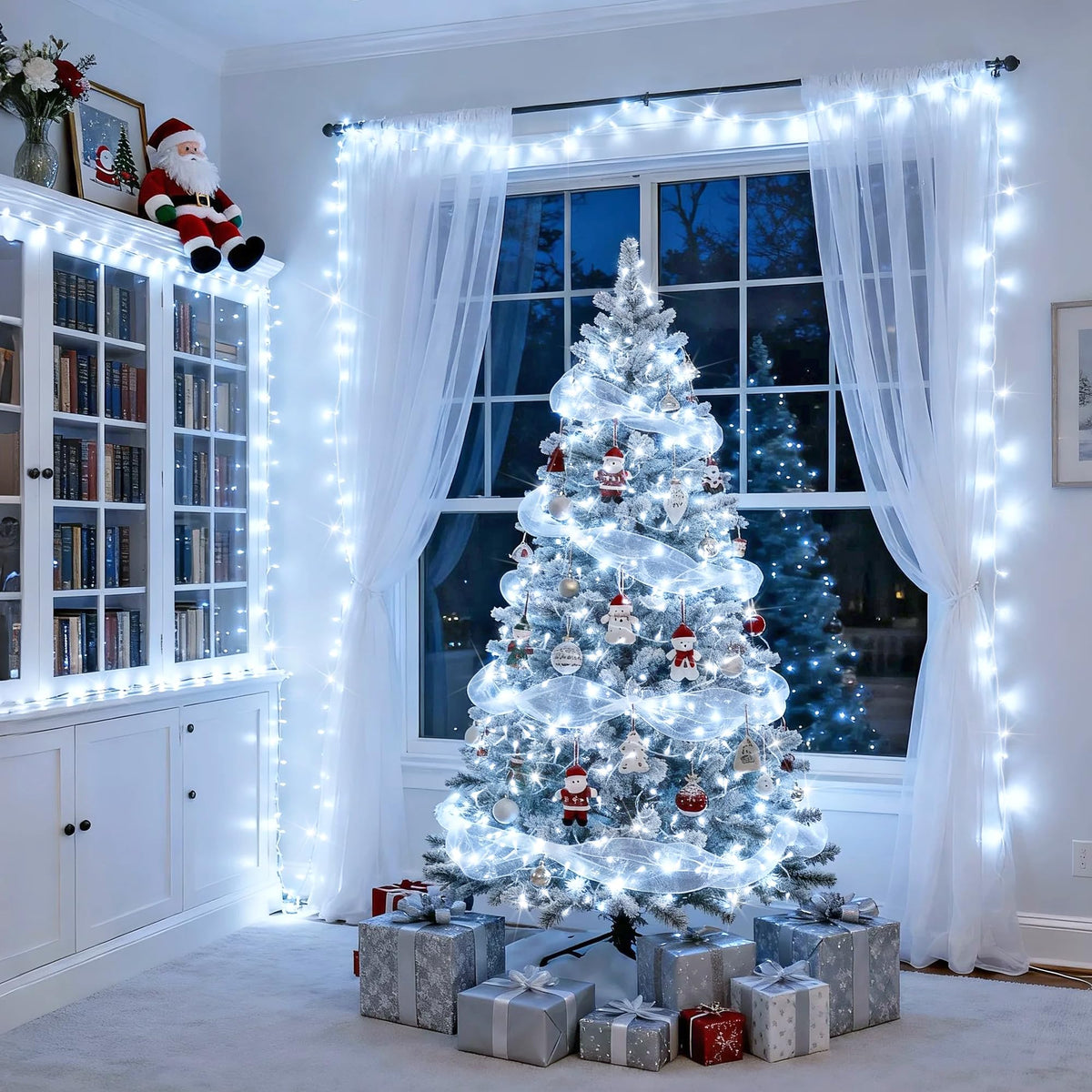 JMEXSUSS eight-mode lights offer versatile moods for celebrations.