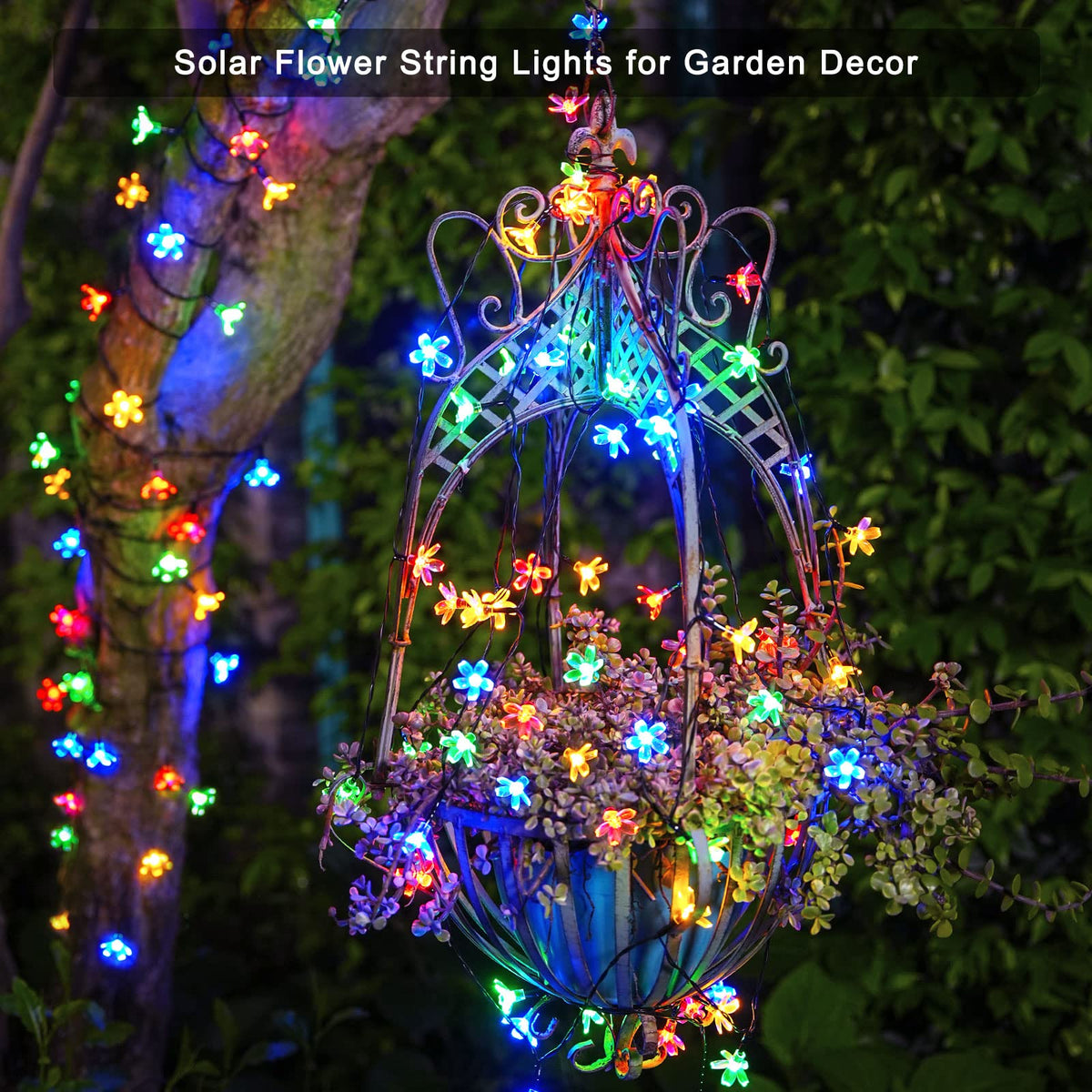 JMEXSUSS garden and yard decor with cherry blossom motif for ambient glow.