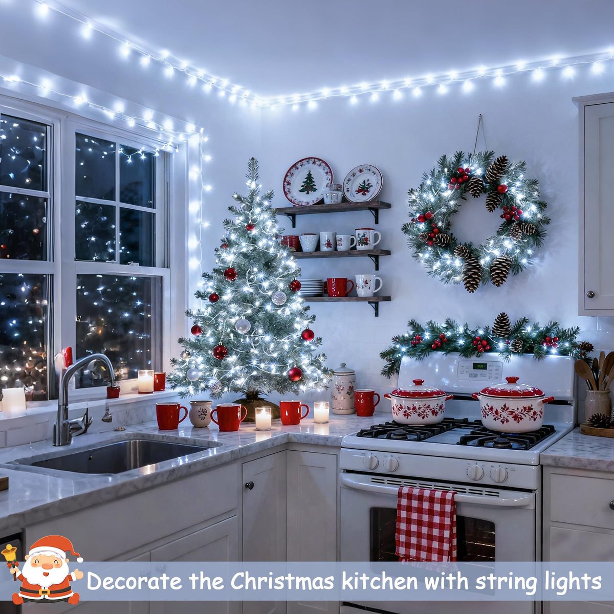 JMEXSUSS indoor-outdoor lights suitable for patios, trees, and porches.