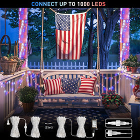 JMEXSUSS IP44 waterproof design for outdoor garden, porch, and balcony setups.