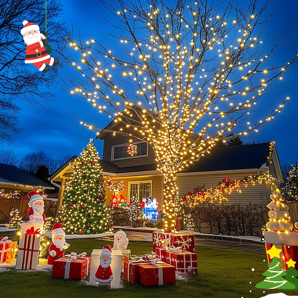 JMEXSUSS durable, safe solar lights suitable for kid-friendly decorating.