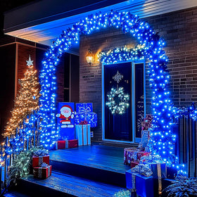 JMEXSSS patio glow with blue lighting for cozy evenings