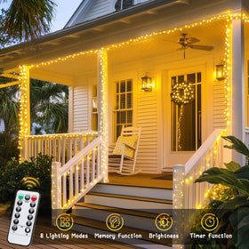 JMEXSUSS remote control with eight modes for easy mood lighting