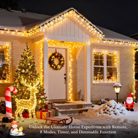 JMEXSUSS remote control with 8 modes for customizable lighting.
