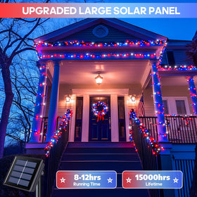 Solar panel stake included for easy sun exposure and stable placement.