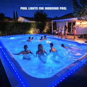 JMEXSUSS solar rope light with 8 modes for versatile outdoor ambience
