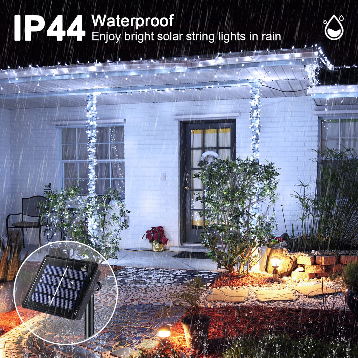 JMEXSUSS night ambience with eight modes for garden evenings.