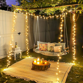 JMEXSUSS warm white lights for holiday garden setup