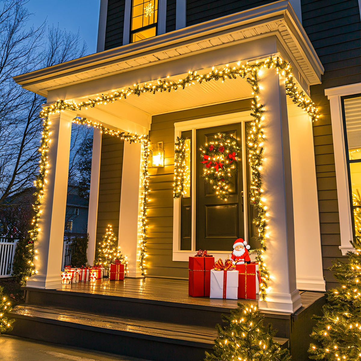 JMEXSUSS warm white lights outdoors brighten the patio with charm