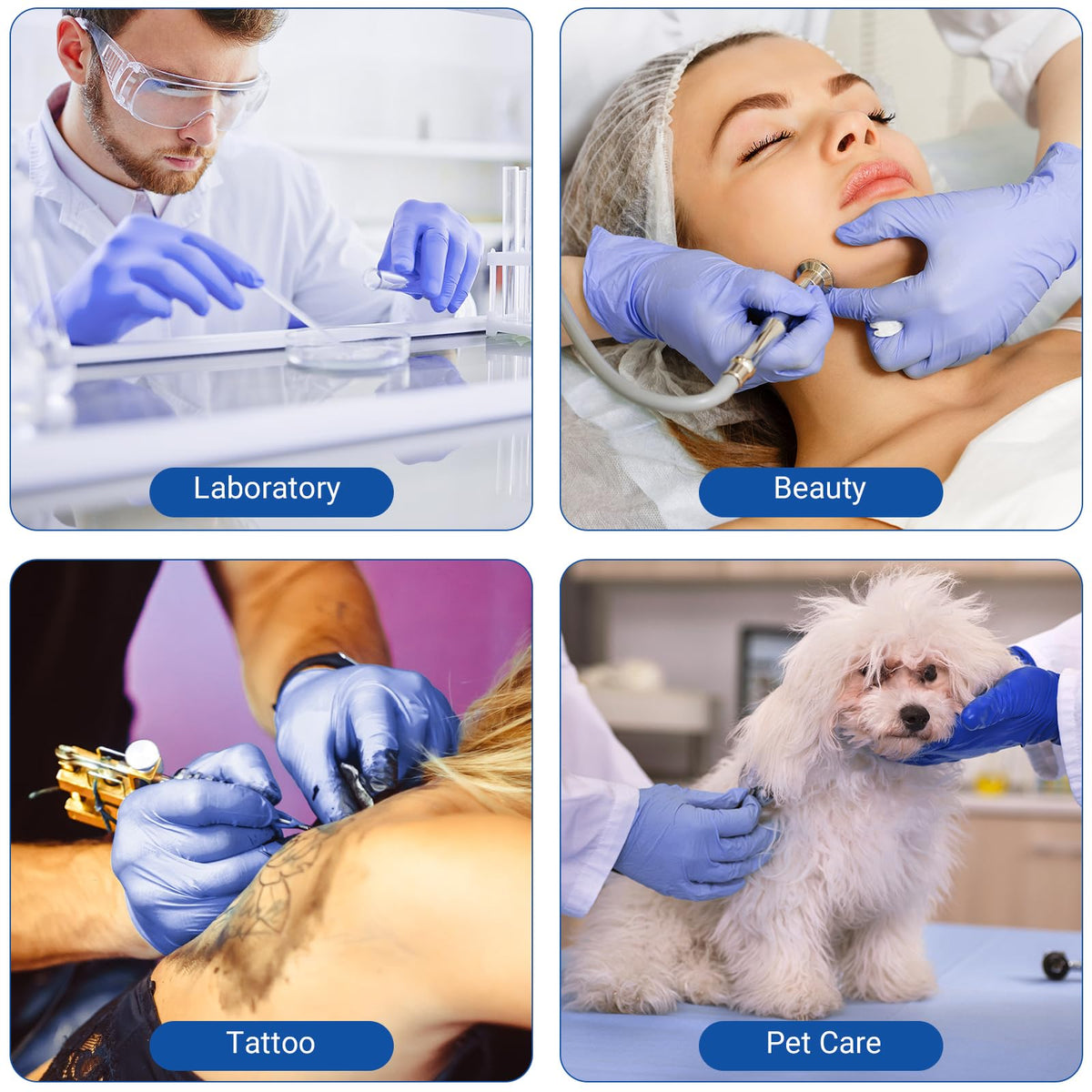 JMU nitrile gloves made in Thailand highlighting quality