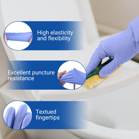 JMU nitrile gloves six box pack for bulk supply