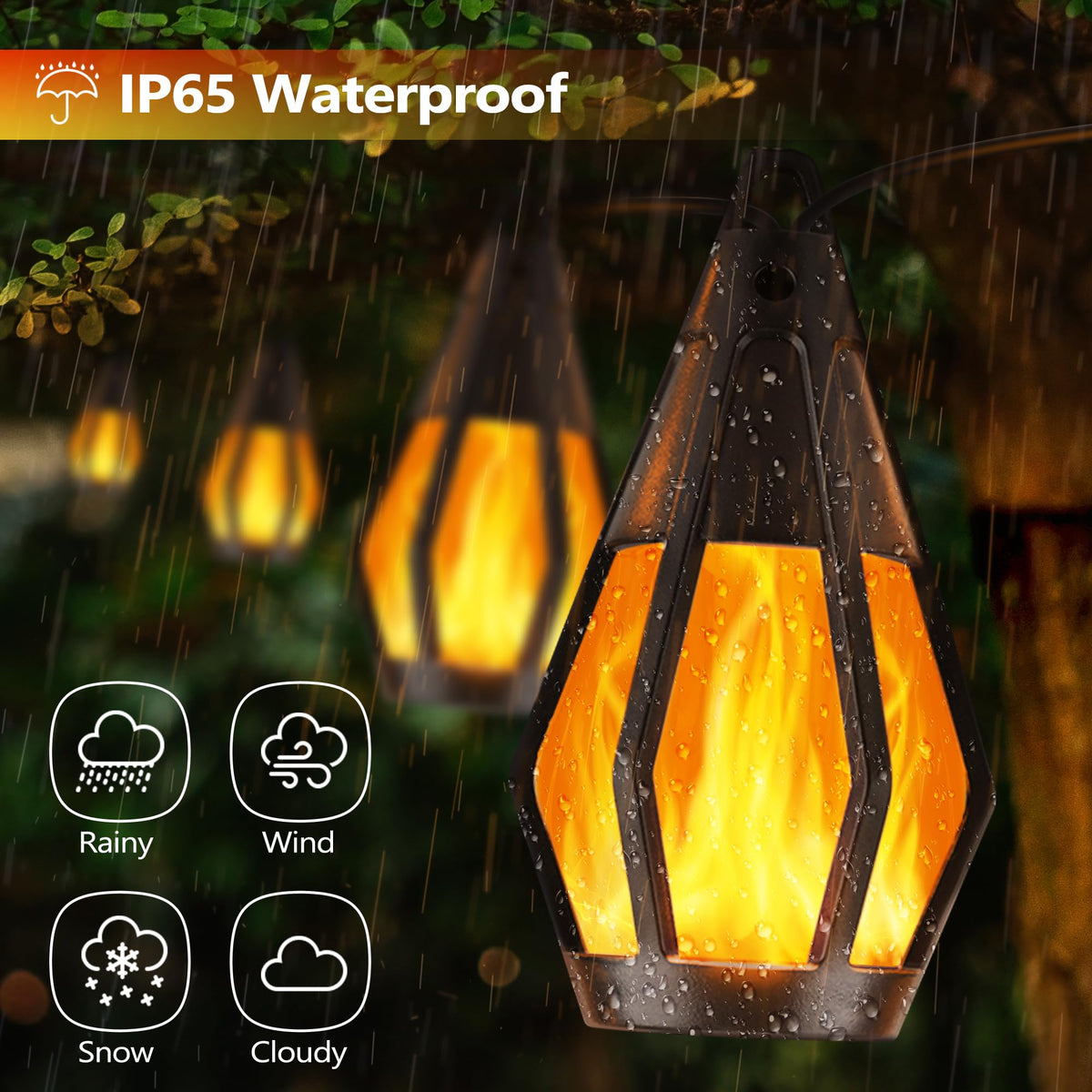 Jnaurb bistro cafe decor lights up outdoor spaces.