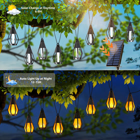 Jnaurb IP65 waterproof flame bulbs protect against weather