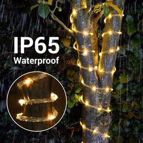 Jnaurb solar rope lights used for weddings add romantic vibe