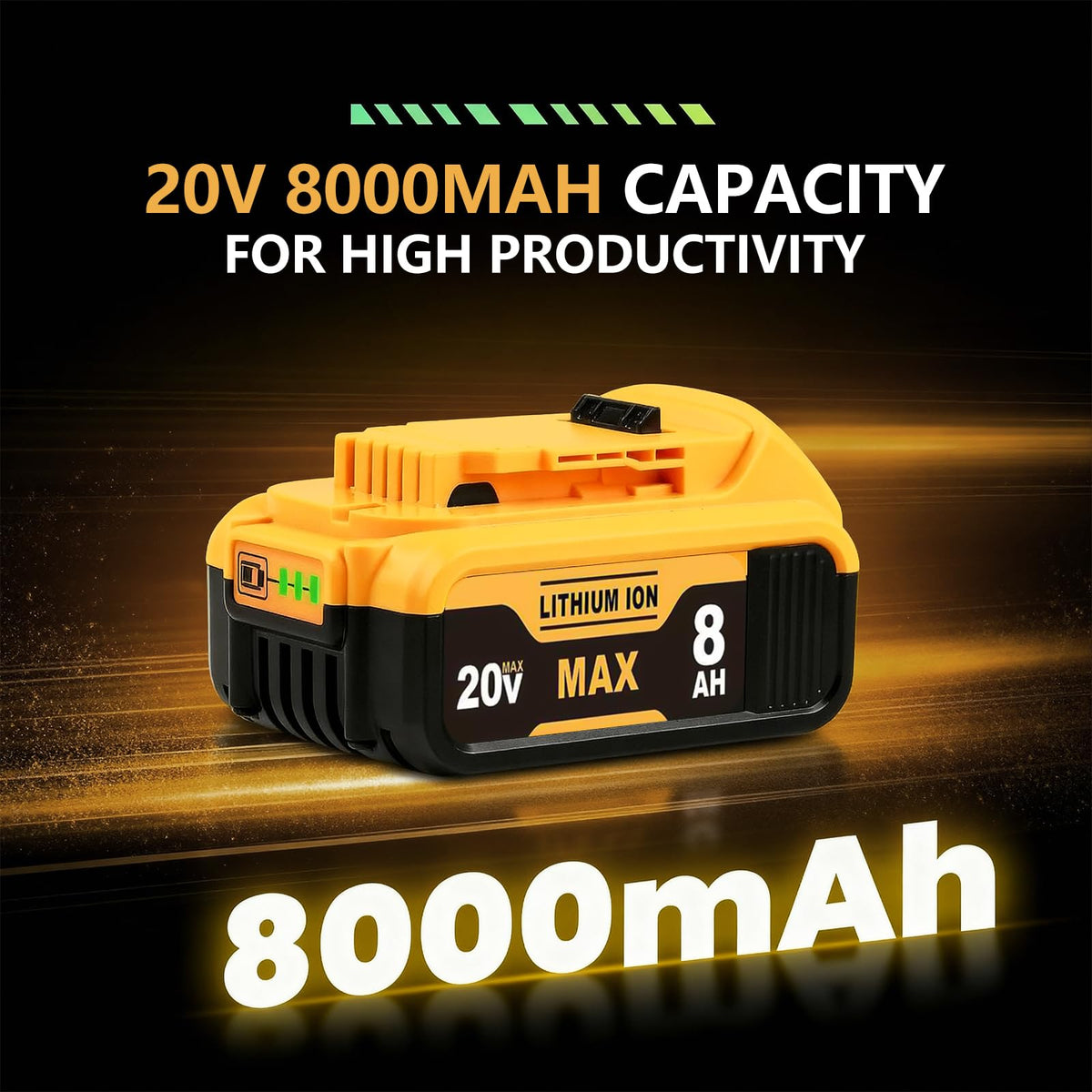 Jnfkldsb compatibility with DeWalt 20V Max tools across DCB series.