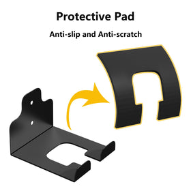 JNIHEEP weed eater hanger wall mount saves space and prevents tool clutter.
