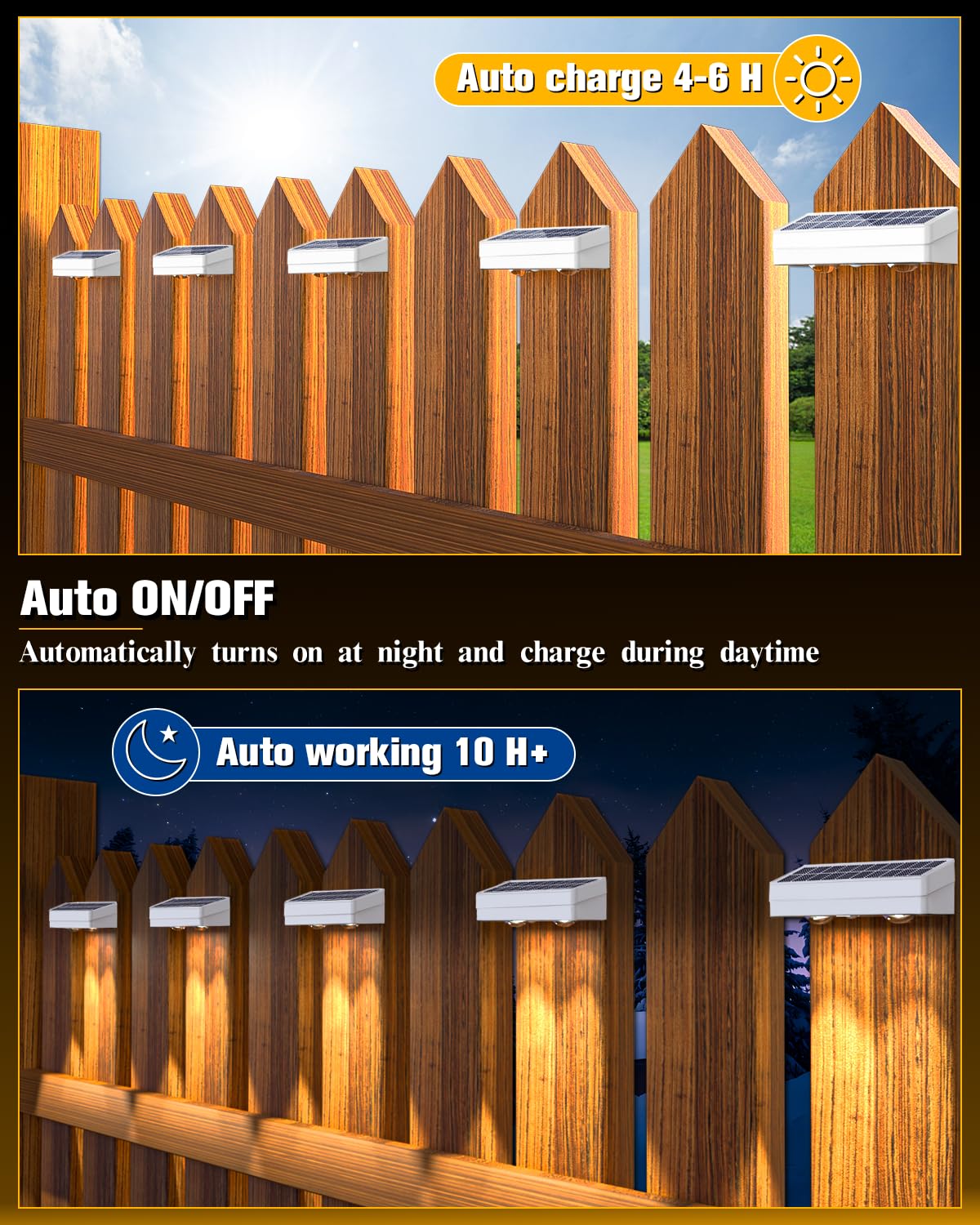 JOFIOS close-up lens showing bright focused beam for fences