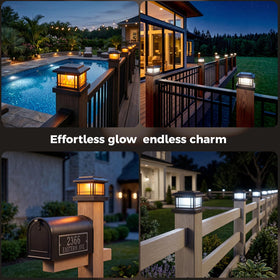 JOFIOS 12-pack elevates garden lighting with a decorative glow