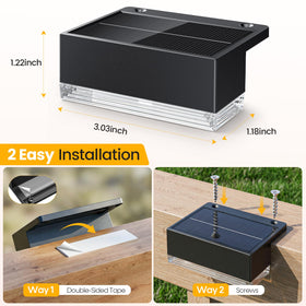 JOFIOS solar deck lights IP65 durability against weather