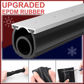 Jobon universal-fit demonstration on various door bottoms.
