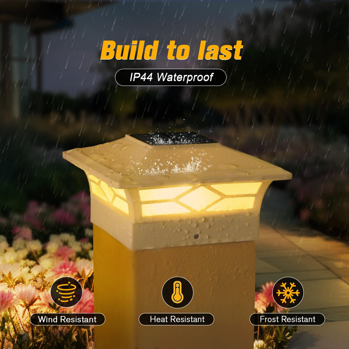 JOFIOS cool white glow suits modern gardens and night safety.