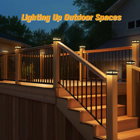 JOFIOS energy-saving solar LEDs charge by day and light at night.