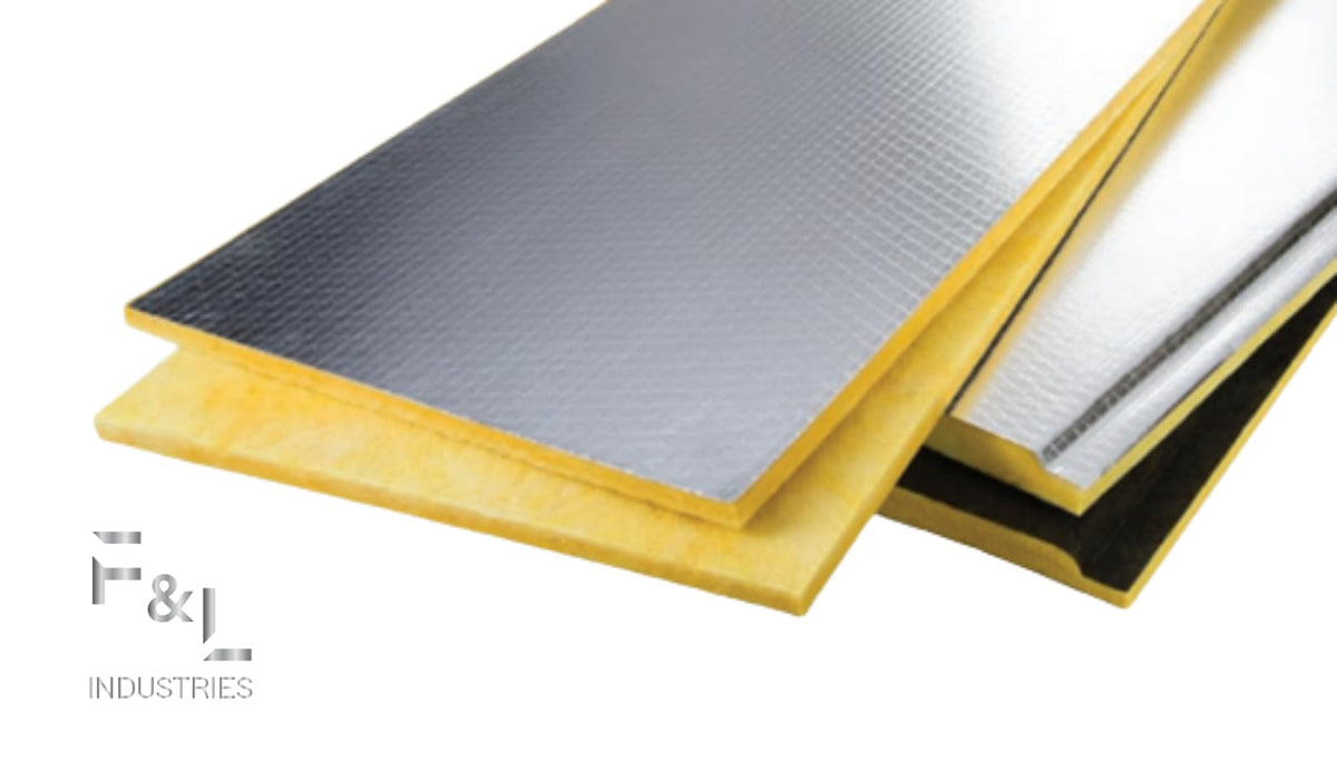 Johns Manville 4 ft length insulation suitable for standard duct runs.