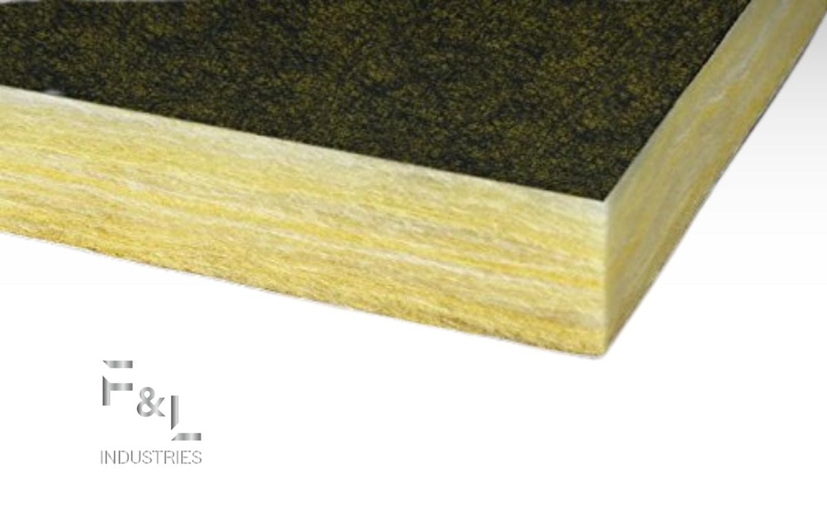 Johns Manville silver duct insulation color blends with HVAC systems.