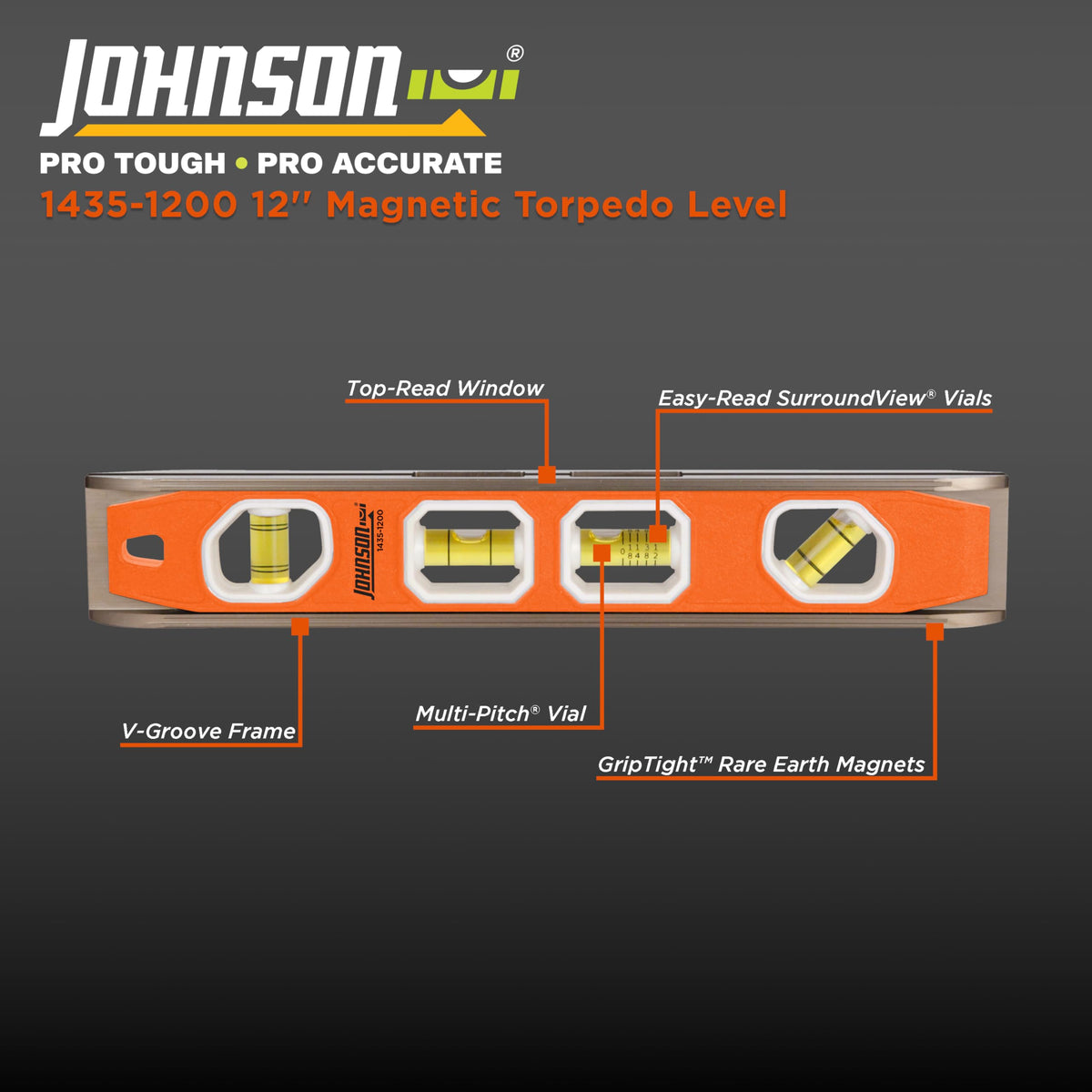 Johnson 1435-1200 Multipitch vial supports drainage and plumbing alignment tasks