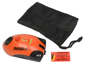Johnson Laser Mouse carried in protective pouch for portable projects