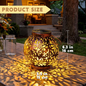 Joiedomi hanging lantern on patio creates welcoming outdoor mood