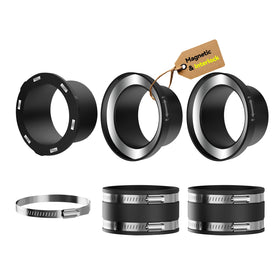 Joinerjetly magnetic duct connector shown for secure suction and easy detachment
