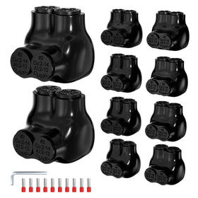 Joinfworld 2-port insulated multi tap connector enables secure 2-14 AWG connections