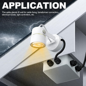Joinfworld IP68 washer-equipped gland delivers reliable waterproof sealing.