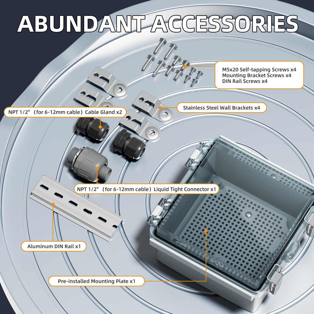 Joinfworld din rail accessory image showcases mounting versatility for breakers and relays