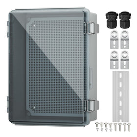 Joinfworld lockable outdoor box front view with rugged weatherproof enclosure.