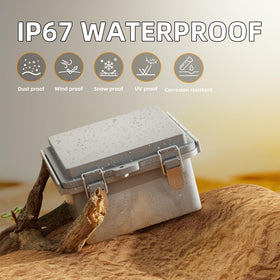 Joinfworld IP67 enclosure seal detail emphasizes waterproof protection against dust and moisture