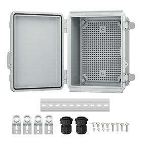 Joinfworld outdoor waterproof enclosure with front view for outdoor wiring projects