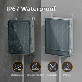 Joinfworld outdoor electrical box wall-mount brackets for secure setup.