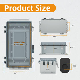 Joinfworld fixed-bracket-inside design enables easy installation.