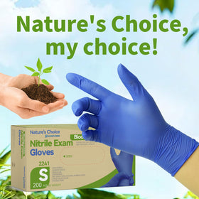 Jointown 3.5 mil exam gloves with easy donning and flexible fit