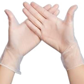 Jointown clear gloves packaging highlights latex-free and powder-free design.