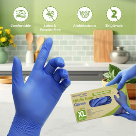 Jointown powder-free latex-free nitrile gloves for comfortable daily wear.