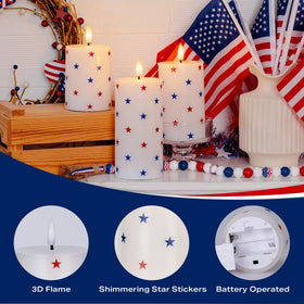 JOIONE real wax LED candles mimic real candles while staying safe.