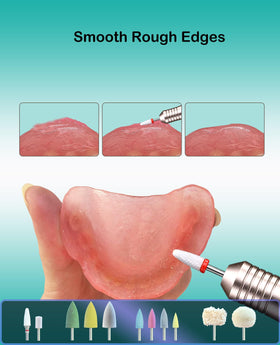 JOIRACK cordless mini polisher microcrack polishing on acrylic bases