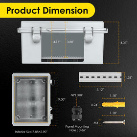 Joisyoya DIY-friendly enclosure with mounting brackets for easy customization