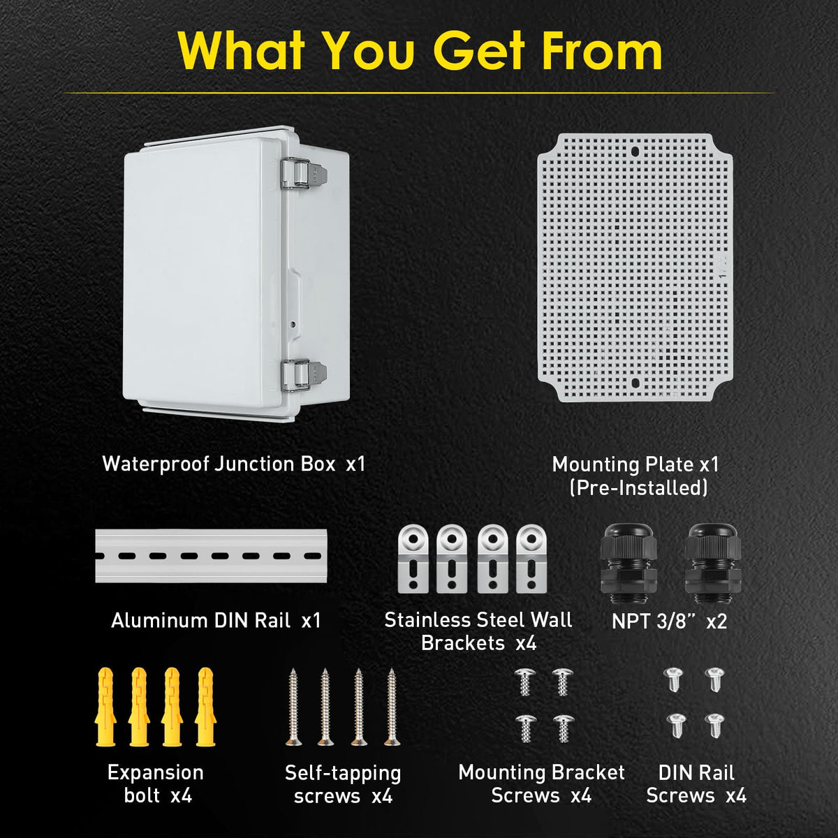 Joisyoya wall brackets enable stable outdoor mounting of network gear