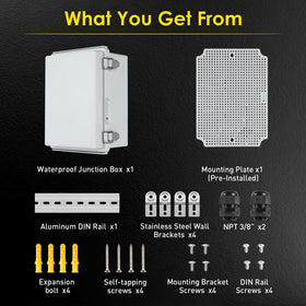 Joisyoya wall brackets enable stable outdoor mounting of network gear